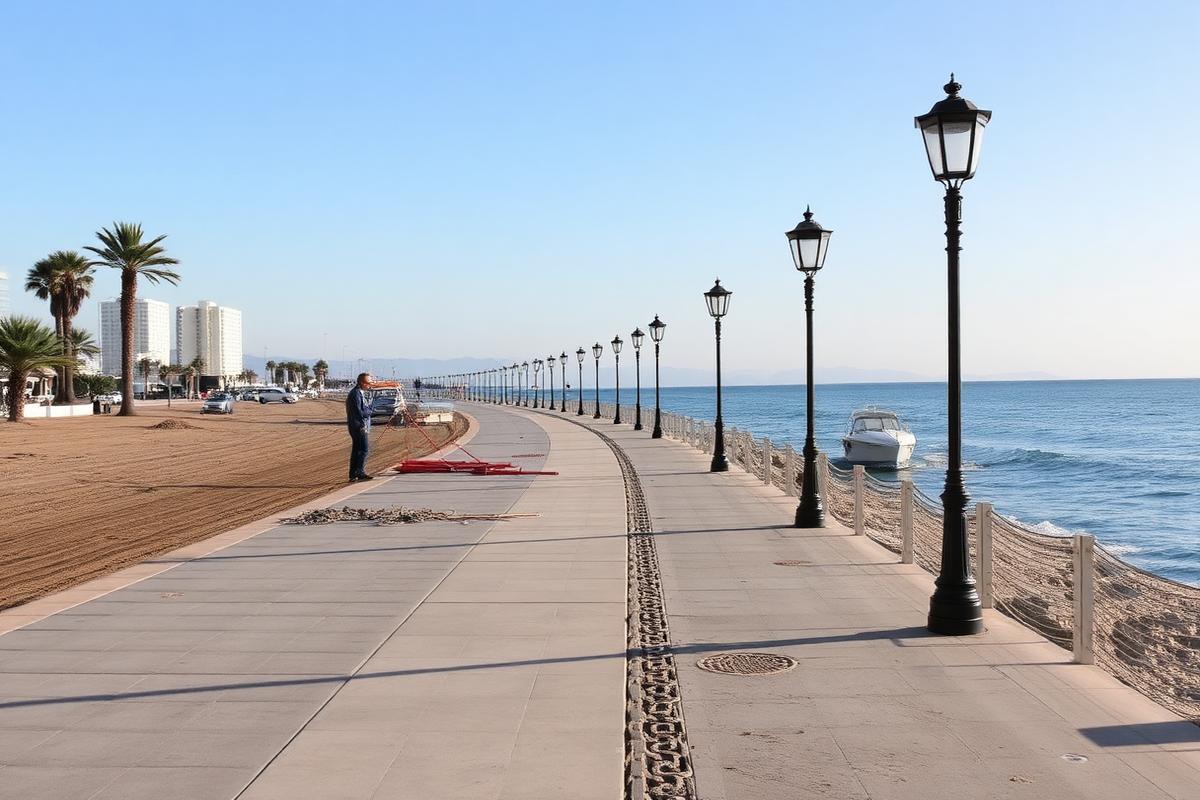 Obras de revitalização da orla avançam